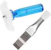 FUNOMOCYA Air Conditioning Fin Comb Set Pcs Ac Coil Brush Straightener for Cooling System Cleaning