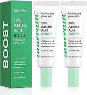 Azelaic Acid Boost Cream, 10% Azelaic Acid Booster Cream Gel for Face & Skin Care Beauty Treatment, Refine Pores Redness Relief Soothe Irritation Prevents Acne Breakouts(2 PCS)