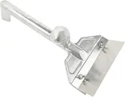 SUPVOX Efficient Stainless Steel Blade Scraper for BBQ Kitchen Easy-Clean Cooking Gadget