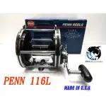 [NEMOSHOP] PENN 116L鼓式捲線器 (美製)  正版公司貨 #船釣#重磯#鼓式捲線器