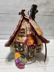 Blue Sky Clayworks The Harvest Collection The Turning Leaf Tea Light Holder 2010