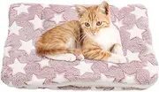 Cat Blankets for Indoor Cats,Cute Paw Print Blanket - Soft Puppy Dog Blanket Small Medium Large Soft Pet Cat Blanket, for