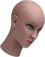 DRESSOOS Mannequin Head Display Stand Durable Wig Holder for Hats Wigs Portable Support for Home Shop Use Versatile Design with Realistic Head Shape Easy Setup for Personal Business Display