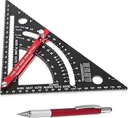 7 Inch Carpenter Square Aluminum Triangle Rafter Square Tools Layout Triangle Ruler Angle Measuring Tool