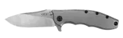 Zero Tolerance Knives Stonewashed Titanium Stainless Pocket Knife 0562TI