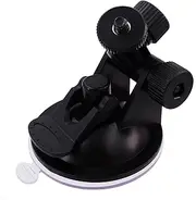 iSaddle CH104 1/4"-20 Thread Suction Cup Mount Holder for Dash Cam Sport Action Camera - M6 Screw Tripod Windshield PVC Mount Fits Sony/Canon/Ricoh/HP/GoPro/Oculus