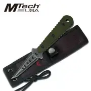MTech USA MT-20-37GN 7.5" Tanto Stonewashed Fixed Blade Knife Tactical Survival