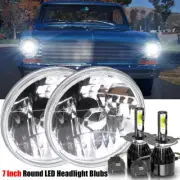 2X 7"Round LED Headlights Hi/Lo Beam Sealed For Chevrolet Chevy Nova 1963-1978 (for: Chevrolet)