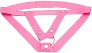 Men'S Chastity Cage Auxiliary Belt Elastic Anti-Falling Fun Cb Chastity Lock Belt Chastity Device Beginner V-Shaped 3 directions Piink