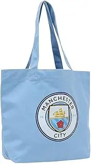 Manchester City FC Style MCI-TTB01 Canvas Tote Bag, Blue/Kevin De Braine, Blue/Kevin de Brine, Free Size