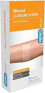 AeroPlast Wound Closure Strips 3 x 75mm 5 strips/card