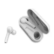 Wireless Bluetooth 5.0 Earphone Touch Control Sport Headset with Dual Mic - White