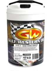 Gulf Western SYN-X 6000 5W-40 Full Synthetic Engine Oil 20L (32017)