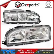 Pair LH+RH Head Light Lamp For Holden Commodore Calais Berlina VL 1986~1988