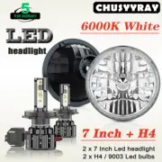 For Toyota Pickup 1979-1981 7 Inch Round LED Headlight Hi-Lo Beam 6000K White (for: Toyota)