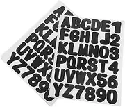 16 Sheets Alphabet Stickers Self Adhesive for Smooth Surface Use Letters Numbers for Crafting Classroom Decor