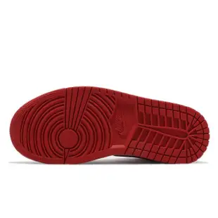 【NIKE 耐吉】Wmns Air Jordan 1 Mid 女鞋 男鞋 黑 紅 Bred Toe 芝加哥 AJ1(BQ6472-079)