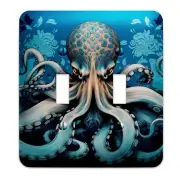 Vintage Octopus Metal Decorative Light Switch Plate Cover - Several Sizes Ava...