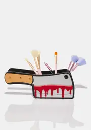 [For Her Vanity] Bloody Cleaver Makeup Brush Holder