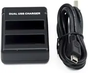 Dual Battery Charger for GoPro Hero 4