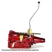 Ford FMX Single Action Shifter Kit 23 Dual Bend Arm w/ Black Knob ASCS1F323D1 (for: Ford)
