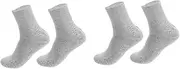 MERRYHAPY 2sets Men's Moisturizing Socks Heel Care Treatment for Dry Cracked Skin 2pcs*2