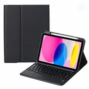 2022 Ipad 10.9 Touch Keyboard Leather Case With Pen Slot Black Keyboards