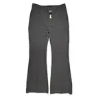 NEW Banana Republic Sculpted Stretch Bootcut Flare Pant Women 12 Gray Stripe