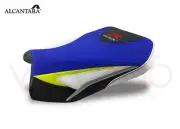 Suzuki GSX R 600 / 750 2011-2019 Volcano Seat Cover Blue and Yellow S009aB776