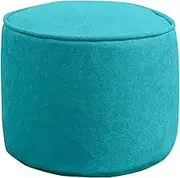 Round Solid Color Pouf Ottoman,Removable Stuffed Floor Cushion,Cotton Meditation Cushion Yoga Pillow,Soft Foot Rest Foot Stool,Kids Bean Bag Living Bedroom(Size:40x40x30cm(16x16x12