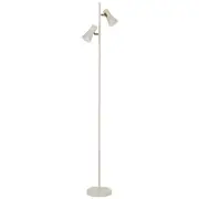 Verik Beige Floor Lamps Telescopic Modern Brass Metal Lights Telbix Lighting