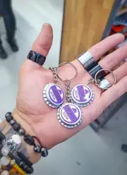 Grape Soda Keychain! UP Ellie Karl