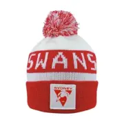 AFL SYDNEY SWANS BAR BEANIE - BRAND NEW