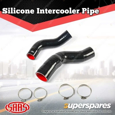 SAAS Silicone Intercooler 2 Pipe Kit for Mitsubishi Triton MQ MR Pajero QE QF (for: Mitsubishi)