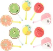 QUMIIRITY Fruit Fan Set 15pcs Handheld Foldable Fans Traditional Style Safe Lightweight for