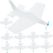 HONMEET 10Pcs Creative Glider Plane for Educational Airplane Model for Birthday Decorations Enhances Practical Skills and Imagination