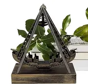 Pirate Ship Model, Perpetual Motion Model, Electronic Swinging Model, Swinging Boat Toy, Perpetual Motion Pirate Ship Model, Electronic Swinging Boat Toy for Desk Ornament Decoration