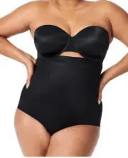 Spanx Thinstincts High Waist Shaping Brief: Size L: Black #10402R (59)