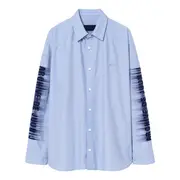 [Juun.J] Archive Lettering Sleeve Stripes Shirt