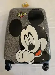 Disney Mickey Mouse Hardshell Spinner Rolling Luggage Upright Suitcase