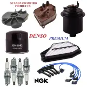 Tune Up Kit Filter Wire Cap Spark Plugs for Honda Accord DX; LX; 2.2L 1994-1997 (for: Honda)