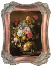 PARAFAYER Vintage Picture Frame 4x6 Inch, Antique Bronze Ornate Photo