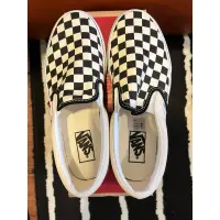 在飛比找蝦皮購物優惠-[全新正品］VANS 黑白棋盤格 懶人鞋