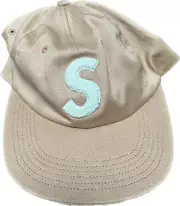 Supreme Chenille S Logo 6 Panel Cap Coral Pink One Size F/W 16 RARE