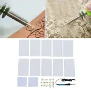 39pcs Electric Wood Burning Pen 60W Soldering Iron Kit Pyrography Craft Tool US