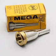 Genuine Bach 1B Gold Rim Cup Megatone Cornet Mouthpiece #26 Throat #7 Backbore