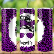 #MOMLIFE TUMBLER 25- Includes One 20oz Metal Insulated Tumbler, Lid & Straw