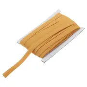 1/2 Inch Double Fold Bias Tape Continuous Bulk Bias Tape(Dark Yellow 25 Yards)