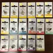 17 Pc WILTON Cake Decorating Piping Stainless Steel Tips NEW