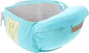 GLSTOY Carrier Seats for Infants Hip Seat Carrier for Front Carrier for Newborn Carrier Hip Seat Carrier Hip Carrier Hip Seat Sky-Blue Cotton